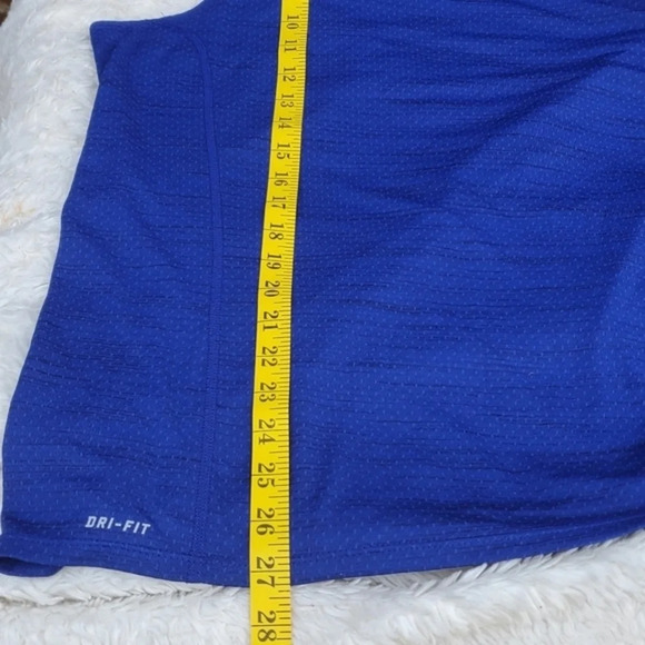 Nike Dri‎ Fit Blue Tank top L - Picture 5 of 8